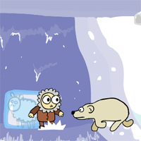 Eskimo River Rush \ Эскимос спешит на помощь