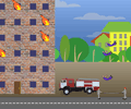 Fire in town