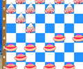 Checkers in the sea